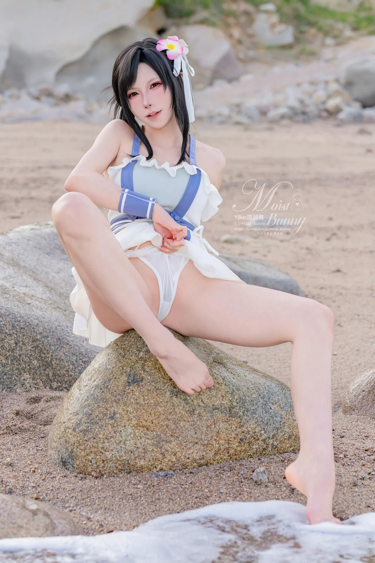 Yiko湿润兔 - 2025泳装限定作 海边假日 蒂法 (最终幻想)-erohere42.webp